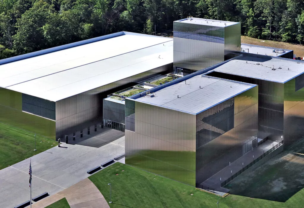 aerial view of the National Museum of the United States Army