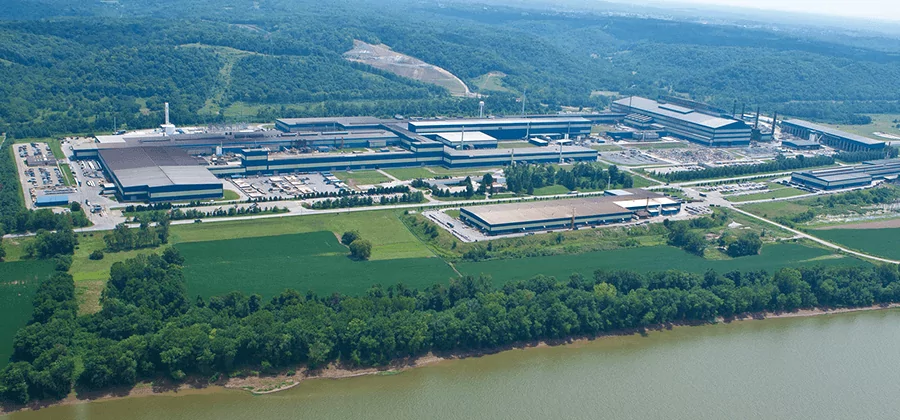 Aerial view of NAS plant